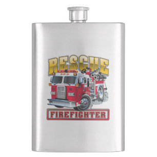 Flasque Camion-feu de dessin