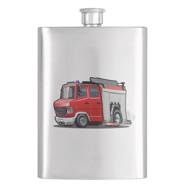 Flasque Camion-feu de dessin (devant)