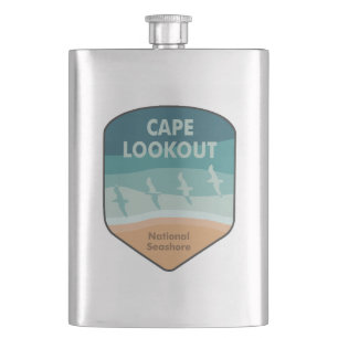 Flasque Cape Lookout National Seaguls