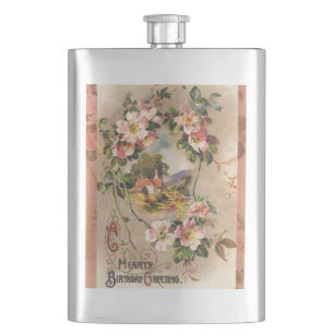 Flasque Carte d'anniversaire vintage