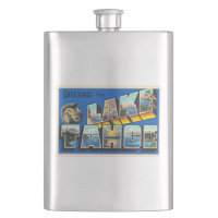 Carte postale aux grandes lettres CA du lac Tahoe 