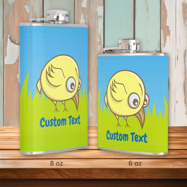 Flasque cartoon oiseau jaune (Créateur téléchargé)