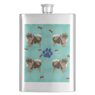Flasque Cartoon Pomeranian