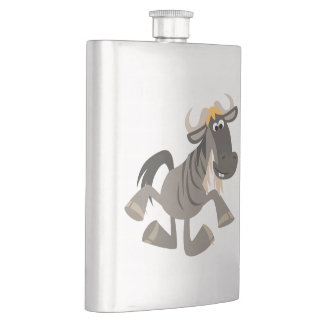 Flasque Cartoon Tap Dancing Wildebeest Classique Flask