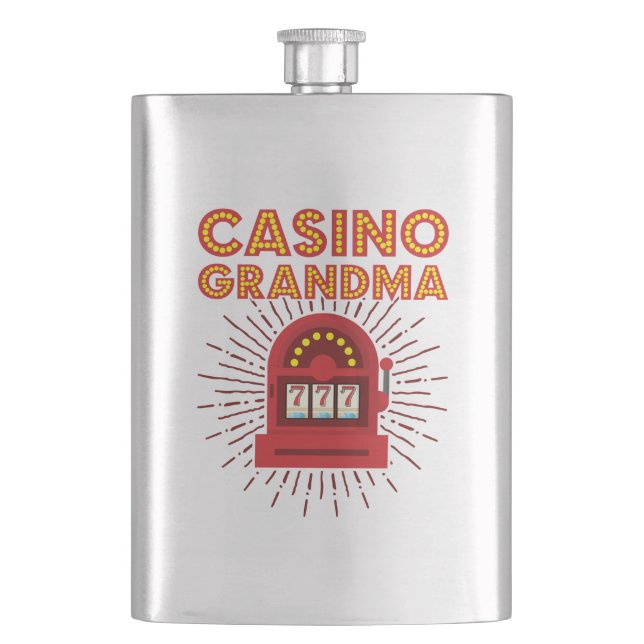 Flasque Casino Grand-mère Machine à fente Jeu Grand-mère (devant)