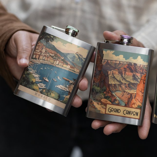 Flasque Célébration côtière de Monte-Carlo (Créateur téléchargé)