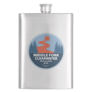 Flasque Central Fork Eau Sauvage Et Rivière Pittoresque Id