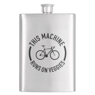 Flasque Cette Machine Fonctionne Sur Un Vélo Légume