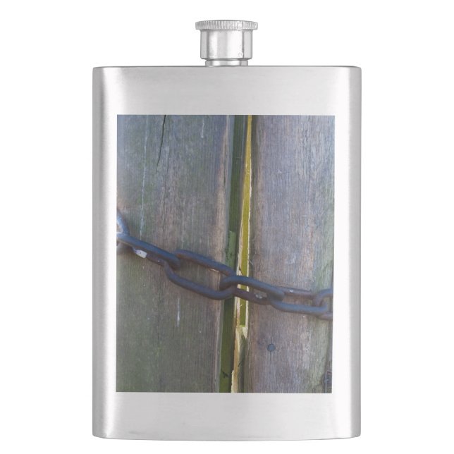 Flasque Chain on wood (devant)