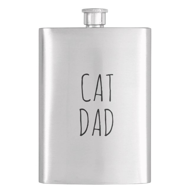 Flasque "Chat Papa" Simple Farmhouse moderne (devant)
