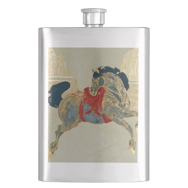Flasque Cheval Impérial Doré (devant)