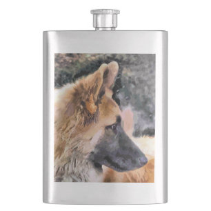FLASQUE CHIEN ALLEMAND SHEPHERD