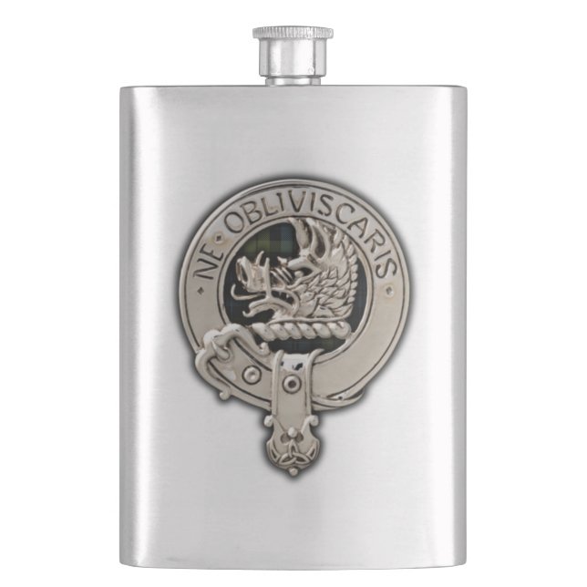 Flasque Clan Campbell Crest & Tartan (devant)