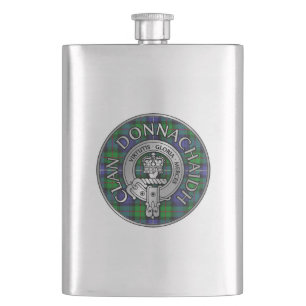 Flasque Clan Donnachaidh / Robertson Crest et Tartan de Ch