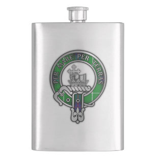 Flasque Clan MacDonald Crest Flask