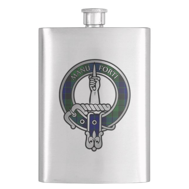 Flasque Clan MacKay Tartan Crest (devant)