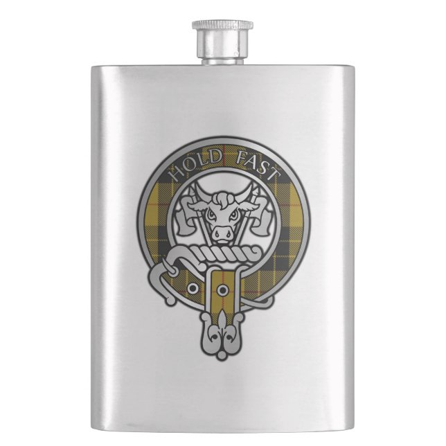 Flasque Clan MacLeod Crest & Tartan Flask (devant)