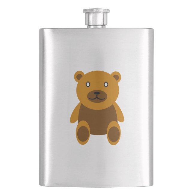 Flasque Clipart Brown d'ours de nounours (devant)