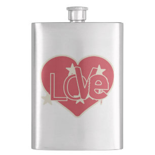FLASQUE COEUR AMOUR