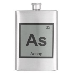 Flasque Comme - Fables d'Ésope Symbole de chimie du tablea