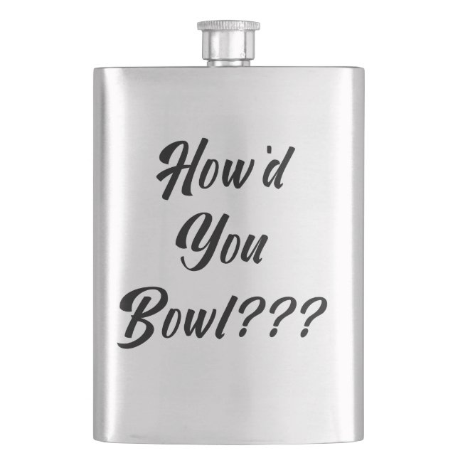 Flasque Comment T'Es Bowl ? (devant)