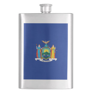 Flasque Conception du drapeau de l'État de New York