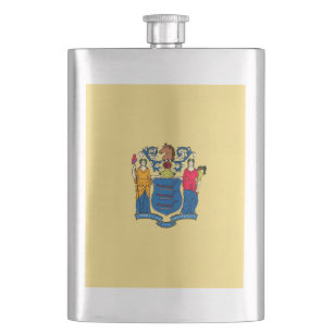 Flasque Conception du drapeau de l'État du New Jersey