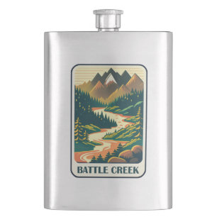 Flasque Couleurs de Battle Creek Idaho