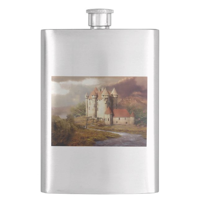 Flasque Courte médiévale du château (devant)
