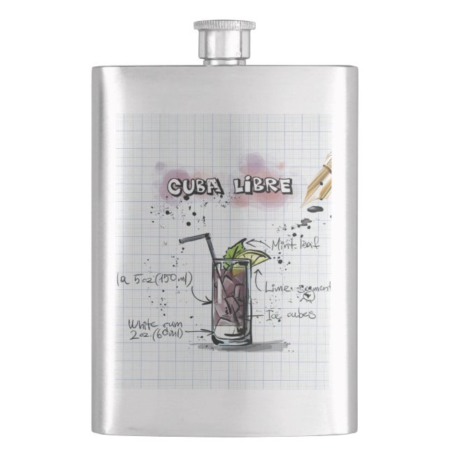 Flasque Cuba Libre (devant)