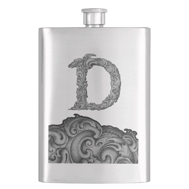 Flasque D - L'Alphabet Falck (Argent) (devant)