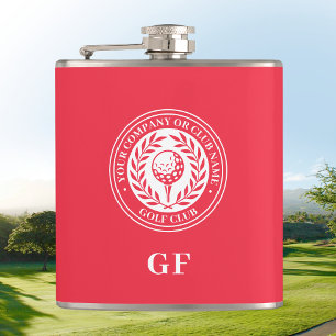 Flasque de Golf Nom Personnalisé Cadeau de Témoin