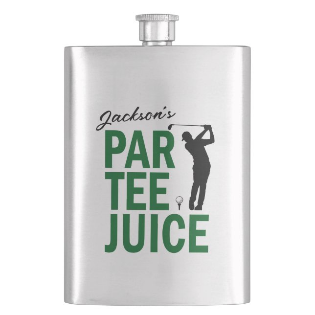 Flasque de jus de Par Tee personnalisée et drôle p (devant)