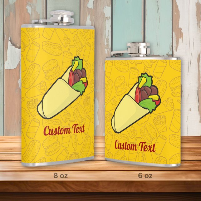 Flasque de wrap de sandwich tortilla (Créateur téléchargé)