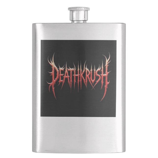 Flasque Deathkrush - Hip-flask large (devant)