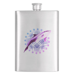 Flasque Design graphique dauphin