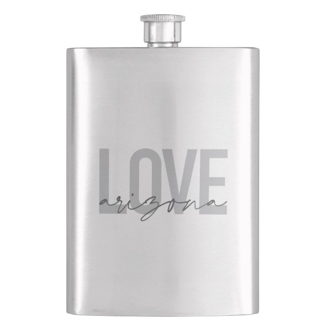 Flasque Design simple, moderne, urbain, cool Love Arizona (devant)