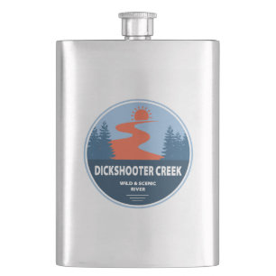 Flasque Dickshooter Creek Wild and Pittoresque River Idaho