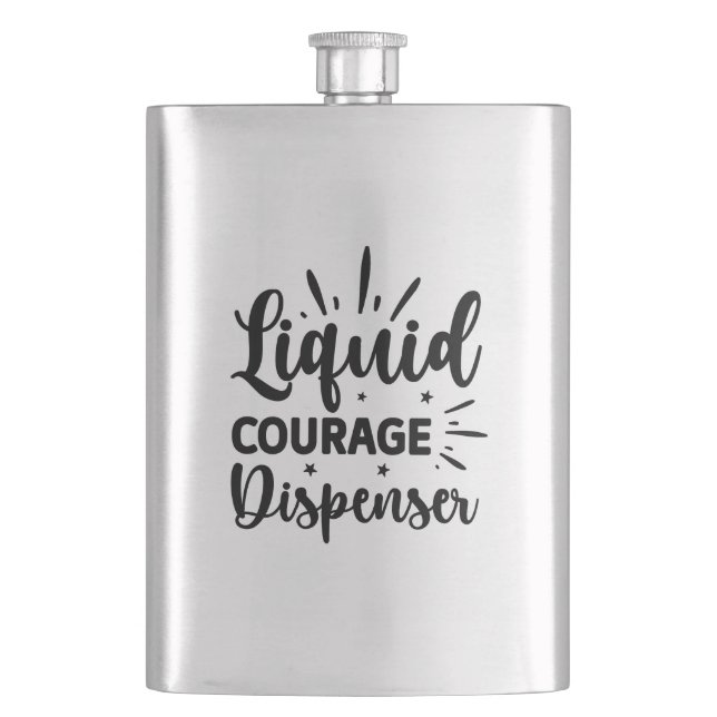 Flasque Distributeur de courage liquide (devant)