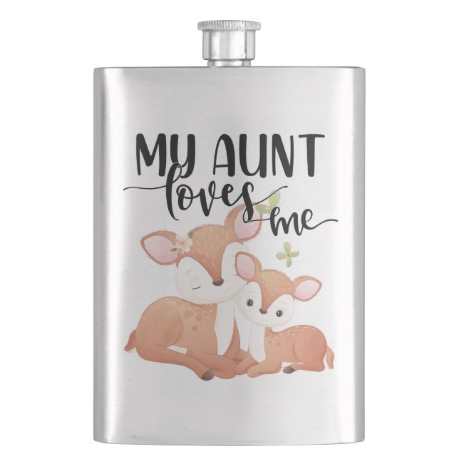 Flasque Doe et Fawn Ma tante m'aime (devant)