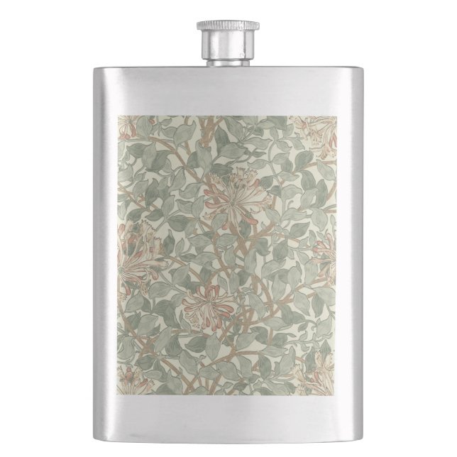 Flasque Douce Chèvre Vintage William Morris Chèvrefeuille (devant)