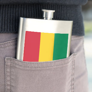 Flasque Drapeau de Guinée