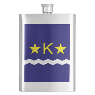 Flasque Drapeau de Kinshasa, Congo Hip Flask