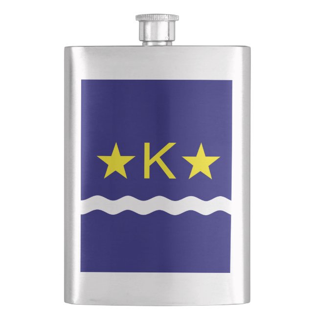 Flasque Drapeau de Kinshasa, Congo Hip Flask (devant)