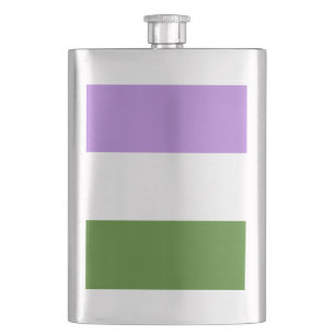 Flasque Drapeau de la fierté de genre