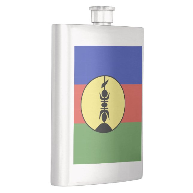Flasque Drapeau de la Nouvelle-Calédonie (Droite)