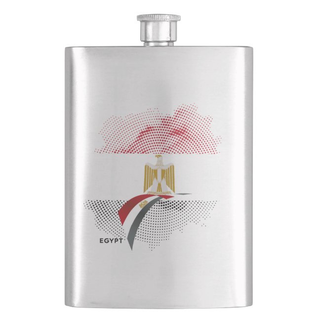 Flasque Drapeau de l'Égypte (devant)