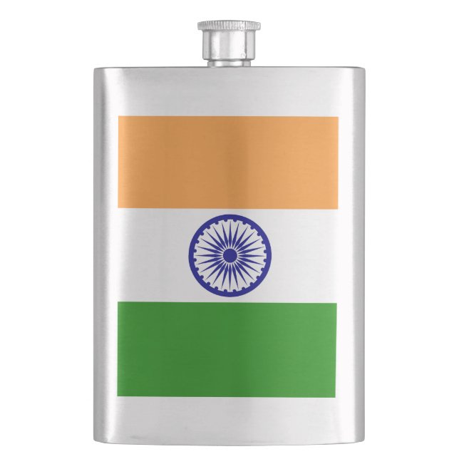 Flasque Drapeau de l'Inde (devant)