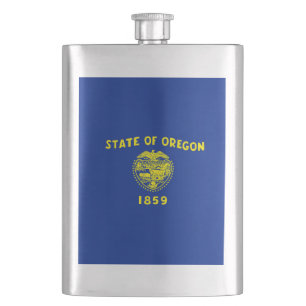 Flasque Drapeau d'État de l'Oregon
