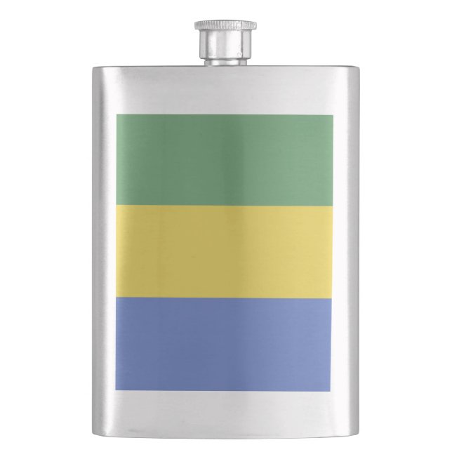 Flasque Drapeau Gabon (devant)